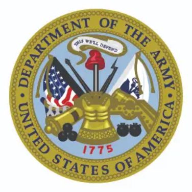 A picture of the department of the army seal.