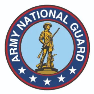 A picture of the army national guard logo.